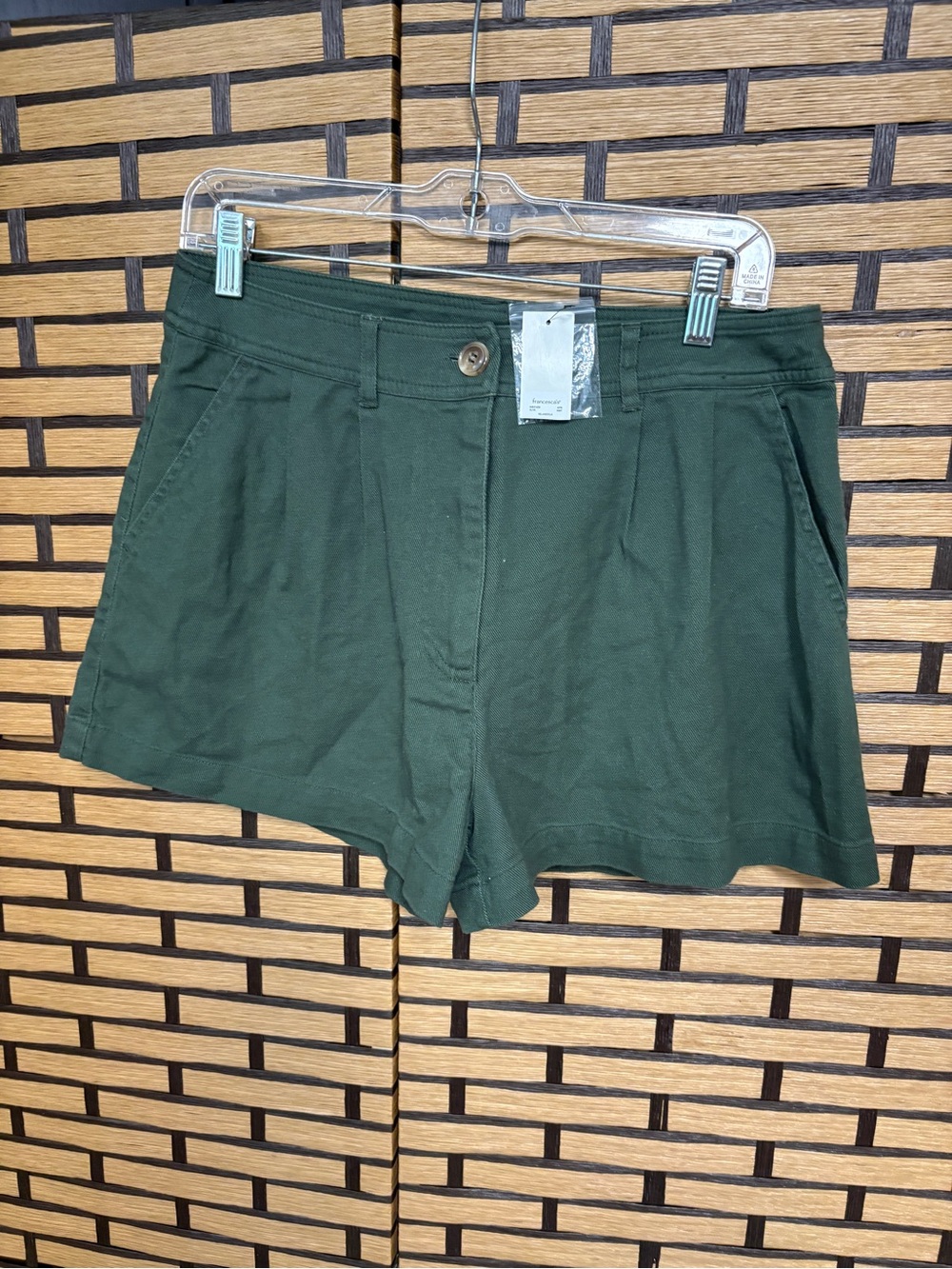 Francesca’s green shorts size medium